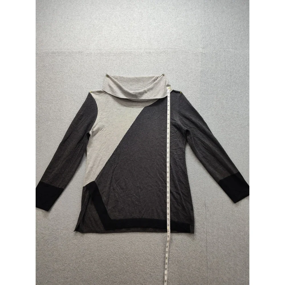 Context Women Sweater XL Multicolor Cowl Neck Long Sleeve‎ Pullover Outdoor